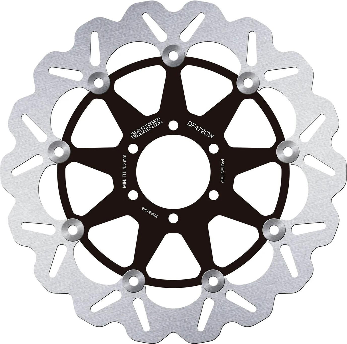 Galfer bremseskive df472 rotor df472 type cw flydende