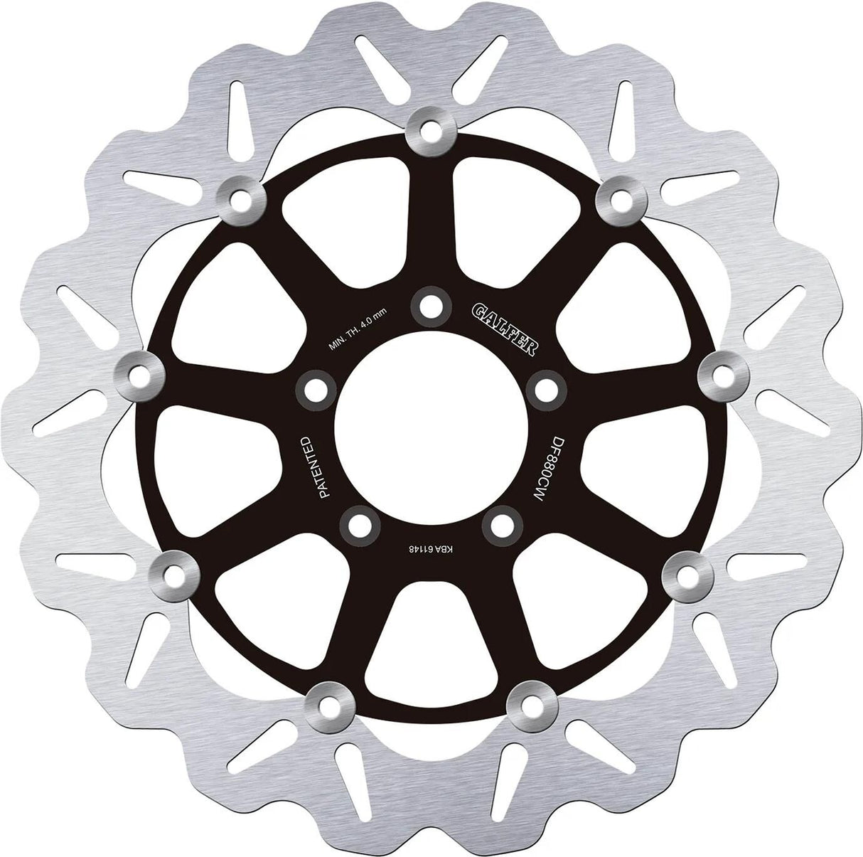 Galfer bremseskive df880 rotor df880 type cw flydende