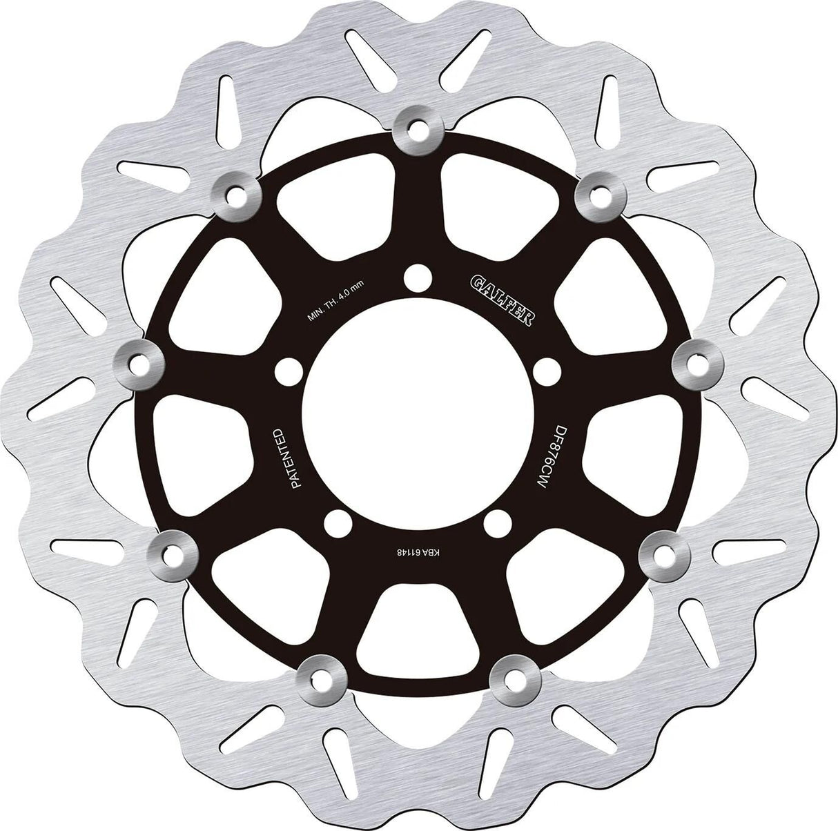 Galfer bremseskive df876 rotor df876 type cw flydende