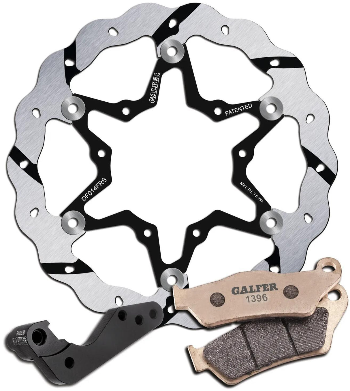 Galfer oversize kit kg082-2 oversize kit wave 270mm flydende rille