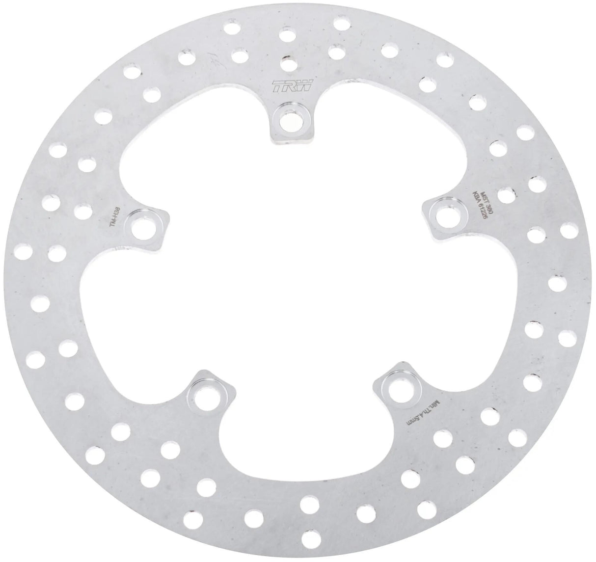 TRW bremseskive MST380 rotor MST380 stiv