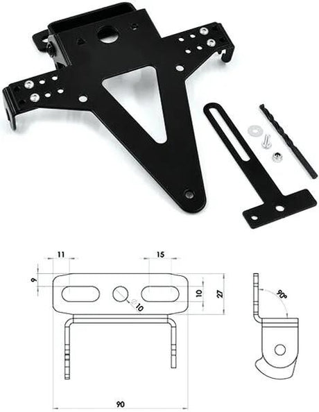 Progress line nummerpladeholder nummerpladeholdere un type7 sw verst