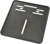 Daytona forstærkning af nummerplade nummereret 18x20cm alu sw