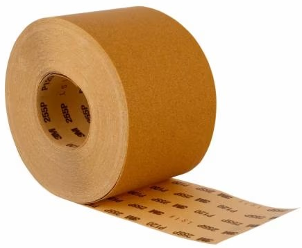3m sandpapir på rulle 115mmx50mtr k120