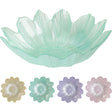 Home styling skål glas ø16cm 4 ass. farve
