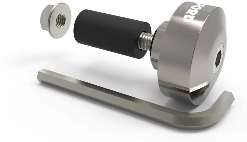 Oxford styrende barends 1 styrplug 1 sølv 22mm styr
