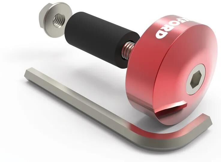 Oxford styrende barends 1 styr plugs 1 rødt 22mm styr