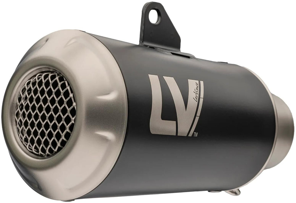 Leovince lyddæmper SBK LV-10 sort udgave Schalld Leo Slipon LV-10 SW-SI