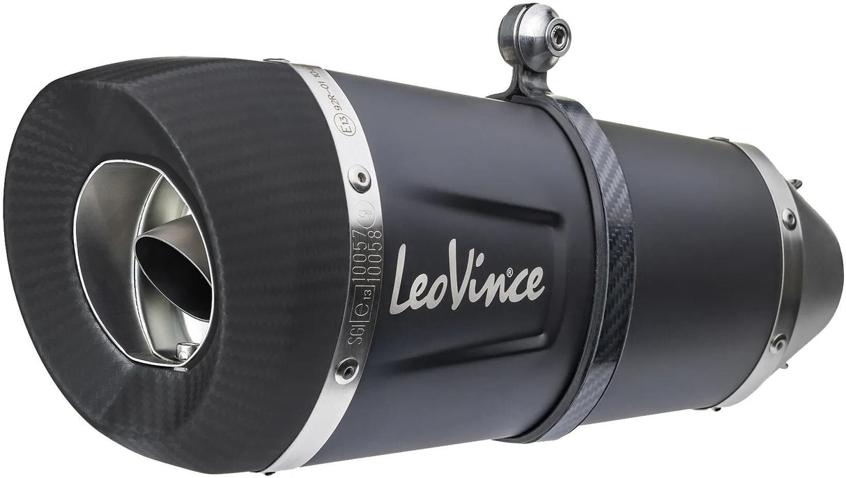 Leovince lyddæmper SBK Factory S Black Edition Schalld Leo Slipon Fact.S SW