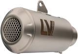 Leovince lyddæmper SBK LV-10 schalld Leo Slipon LV-10 rustfrit stål