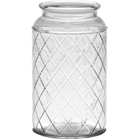 Hakbijl glas brussel vase glas med motiv ã˜10xh18cm