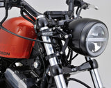 Daytona forlygteholder dobbeltakset beslag sh. aluminium 39mm sw justerbar