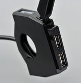 Daytona USB-stik slim-mount USB-slim-mount 2x type-a sw 2x 12w