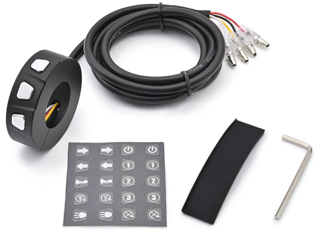 Daytona schalter shifter styrearmatur alu sw chr