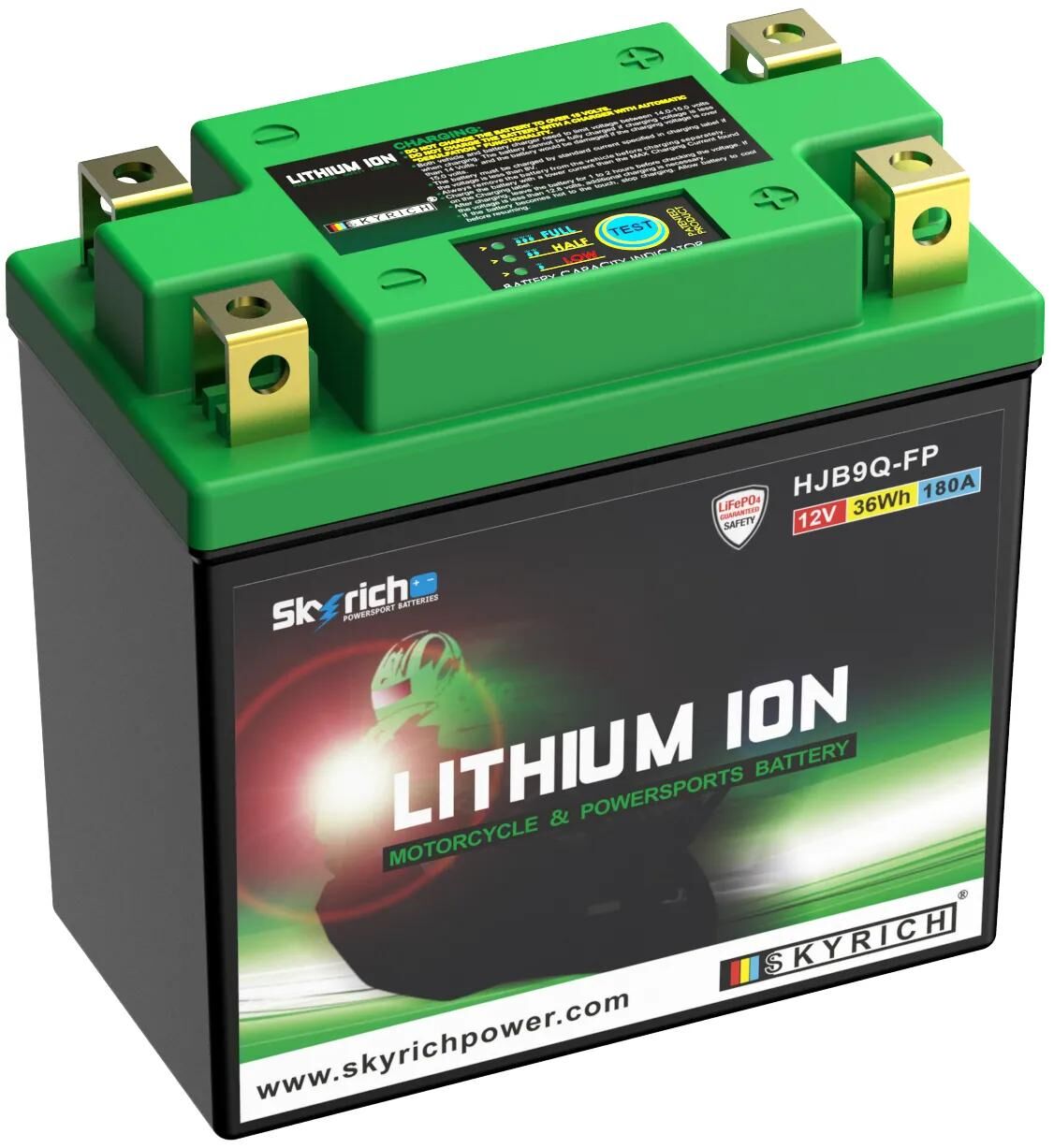 Skyrich lifepo4 batteri hjb9q-fp batteri hjb9-fpq-swi lithium
