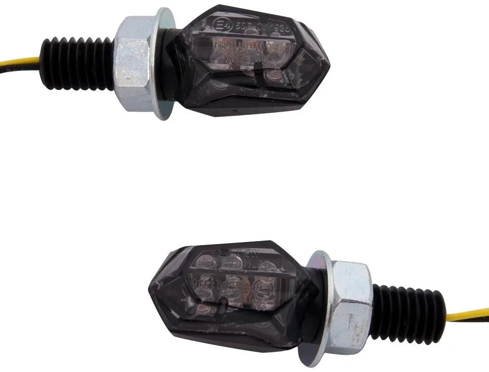 Spec-x led indikator e-short3 led-minbli.eshort3 glas røg, kortærmet