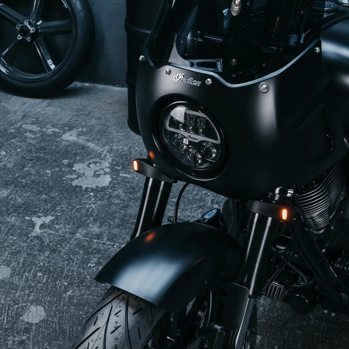 Motoism gabelschellen-led-blinker type tre evo gaffelklemme blinklys mi type tre evo 58 59 60