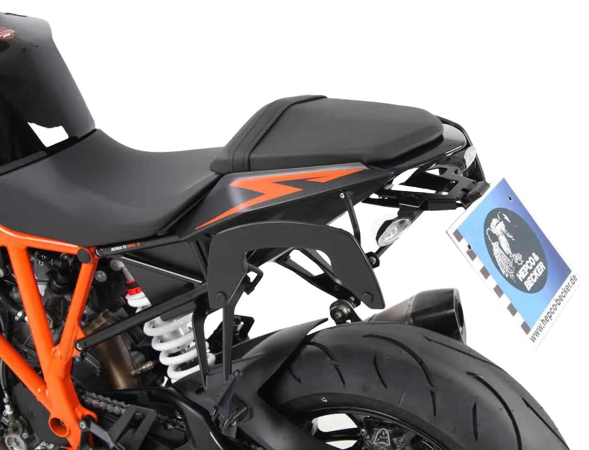 Hepco becker taschenhalter c-bow c-bow sidestøtte hepco ktm 1290 duke r 14-19