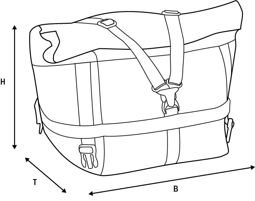 Oxford hecktasche atlas t advanced atlas t-30 advanced tourp. grå sw