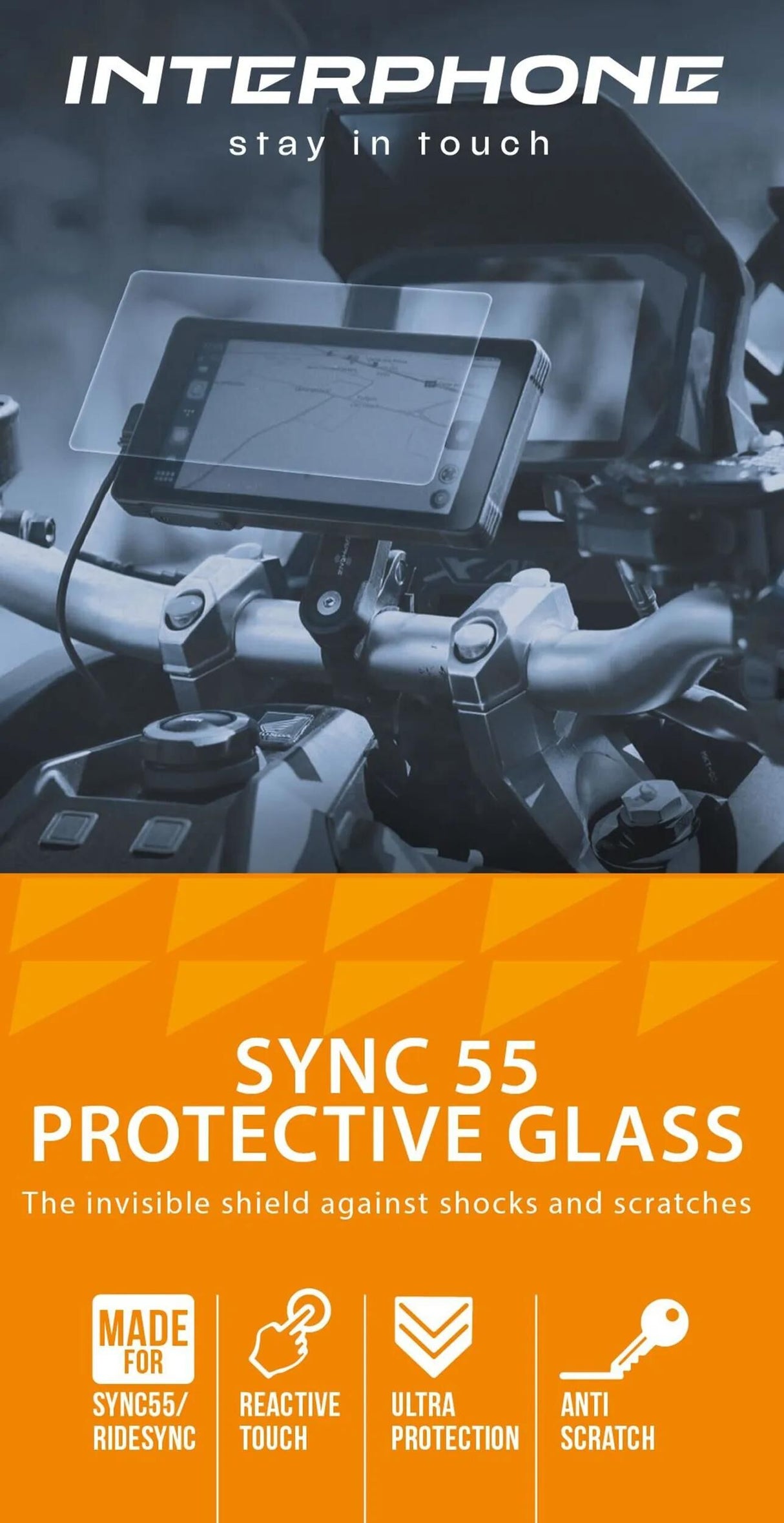 Interphone beskyttelsesglas sync beskyttelsesglas