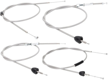 101 oktan bowden kabel sæt bowden kabel sæt 101.octa 4tlg grå
