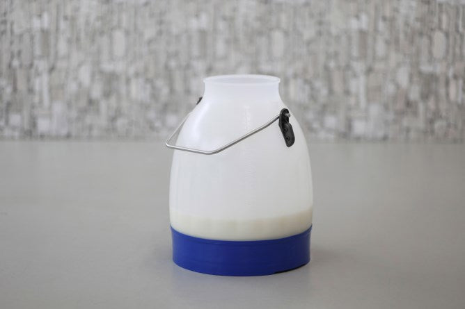 Kerbl produkter mælkespand halvgennemsigtig blå 30 liter