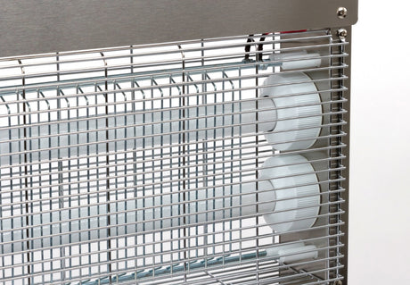 Ecokill produkter elektrisk flueboks rustfrit stål ipx4 2 x 15w