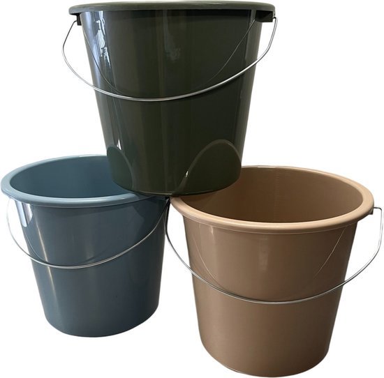 Produkter husholdnings plastspand 10 liter øko farver