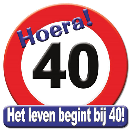Paperdreams hyldest skjold vejskilt - 40 år