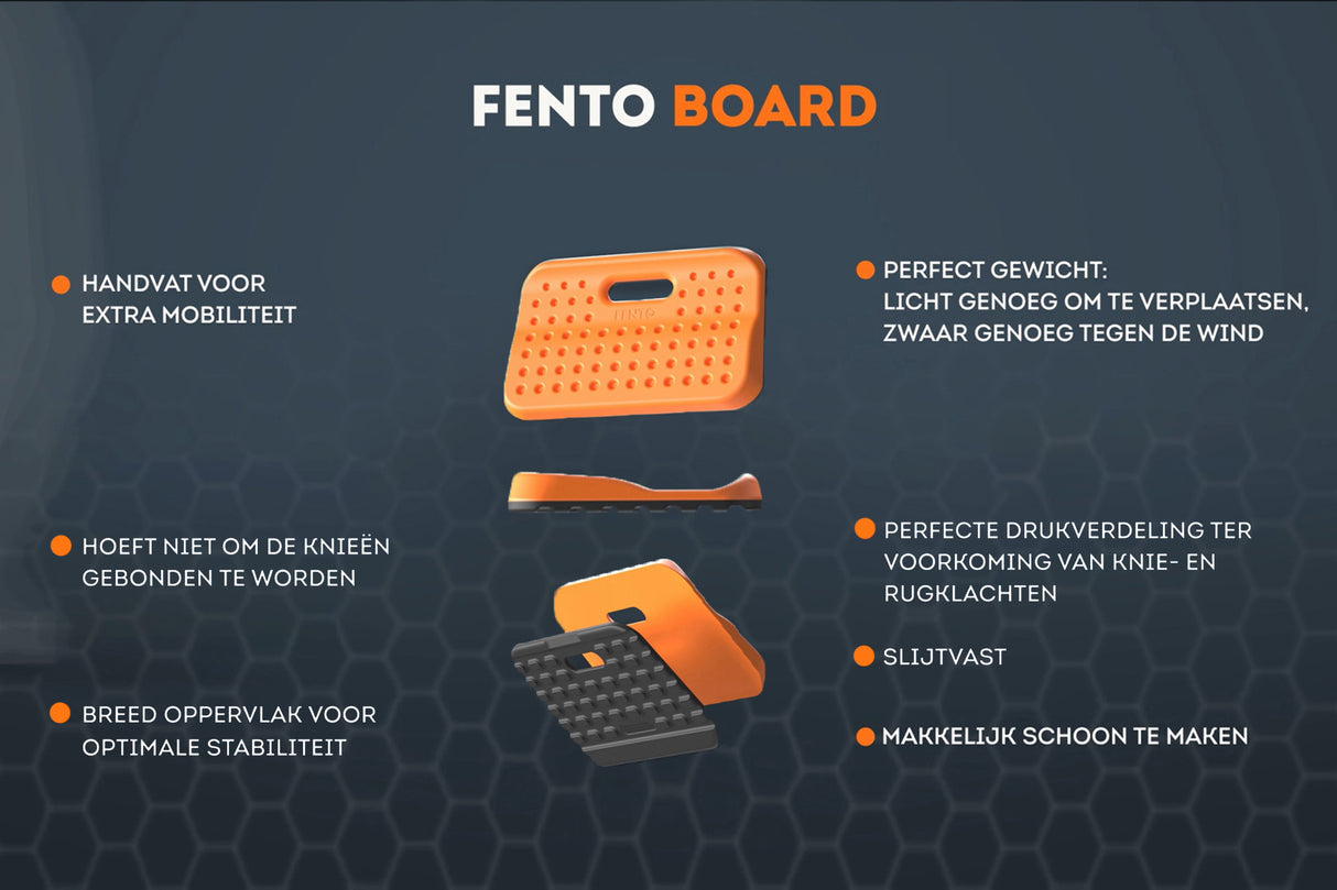 Fento produkter bord ergonomisk knæmåtte pr stk