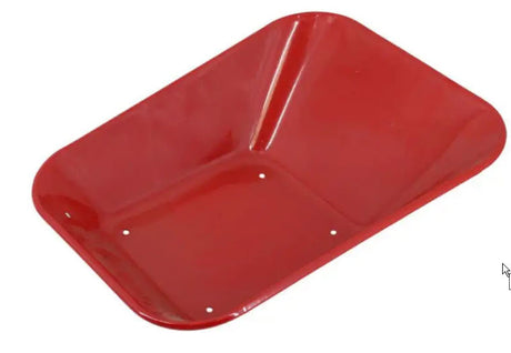 MM produkter børne trillebør metal beholder rød