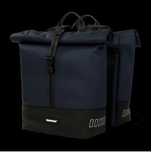 Urbanproof urban bevis rolltop dobbelt taske 38L blå genanvendt