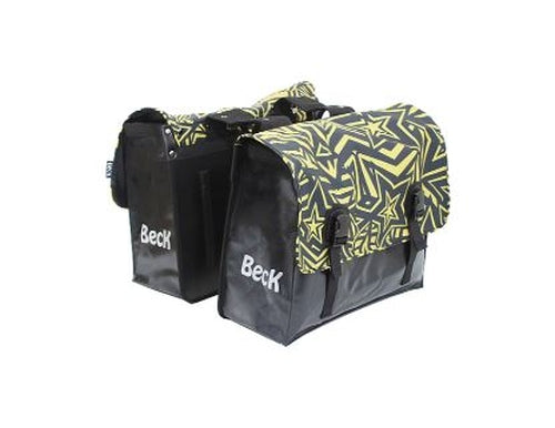 Tas dubbel beck classic gold stars tarpauline 46l.