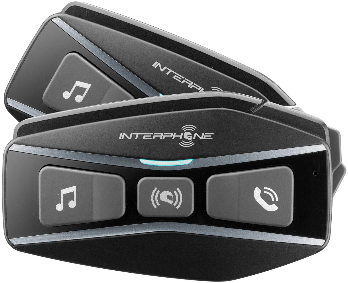 Interphone hjelm kommunikationssystem u-com 16 com. systemhjelm u-com16 dobbeltsæt
