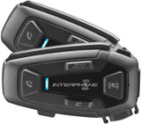 Interphone hjelm kommunikationssystem u-com 8 r com. systemhjelm u-com8r dobbeltsæt