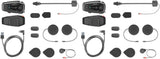 Interphone hjelm kommunikationssystem u-com 8 r com. systemhjelm u-com8r dobbeltsæt