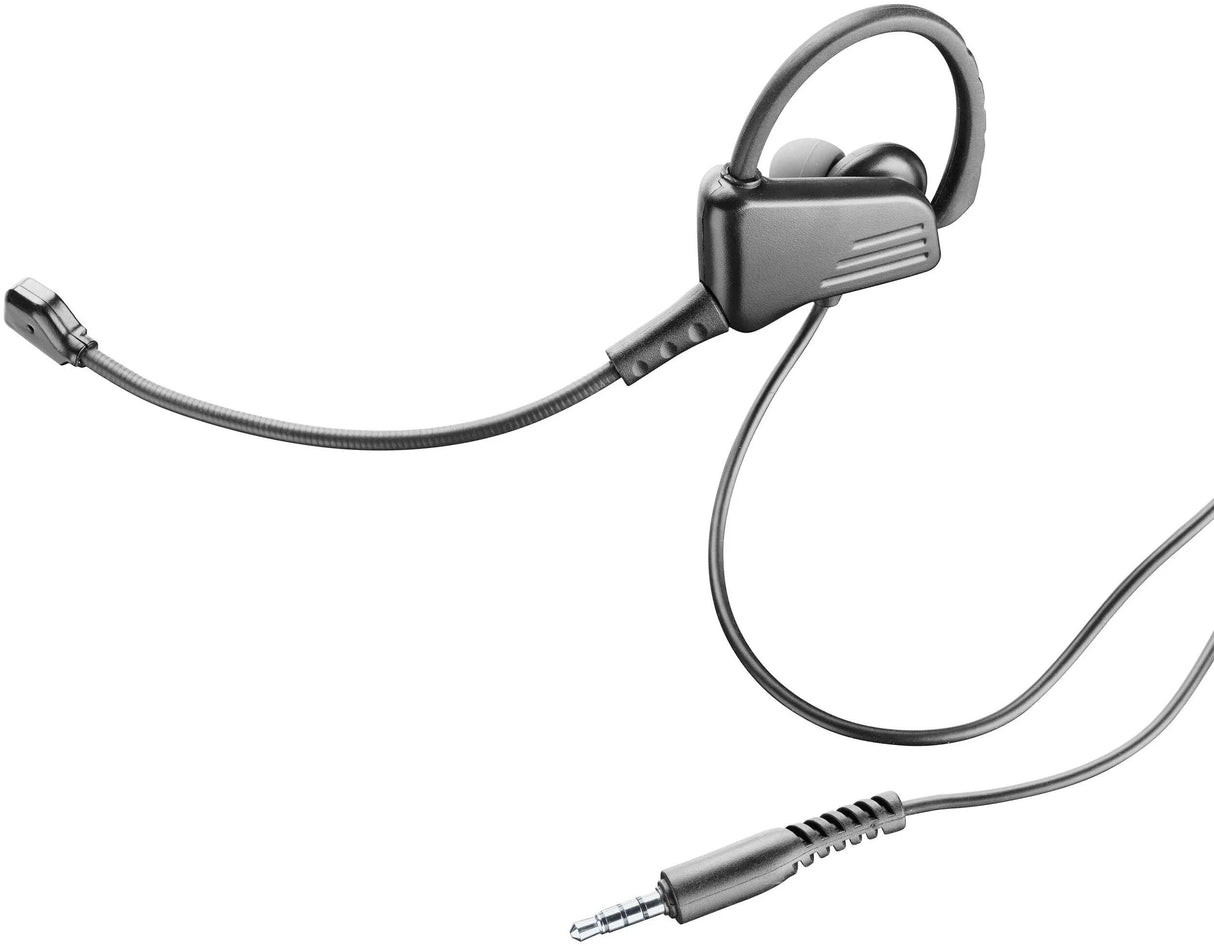 Interphone højttalersæt headset mono mic boom wire