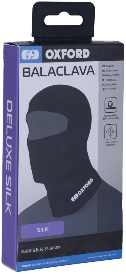 Oxford balaclava stormhætte deluxe silkesort