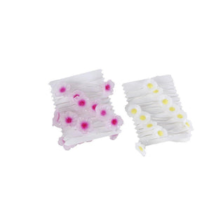 Cozydecor snor belysning blomster pink gul LED