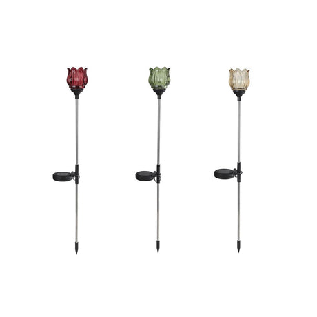 LED solar havelampe tulipan glas 9x9x79cm