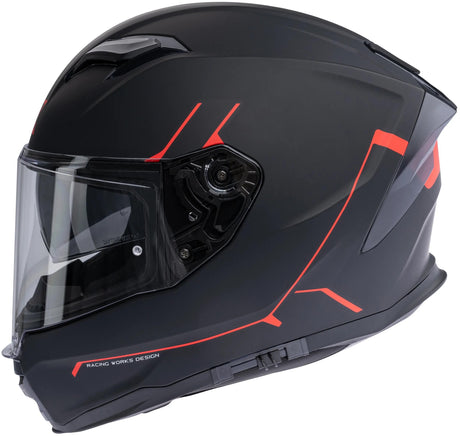 Spec-x helhjelm sx-82.03 r2 stinger hjelm sx-82.03 r2 sort mat rød s pin læst