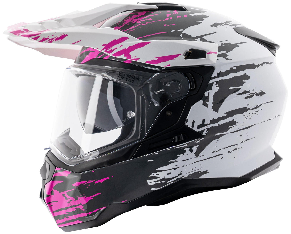 Spec-x enduro hjelm sx-62.01 r1 stinger adv hjelm spac-x sx-62.01 r1 stinger adv s hvid pink