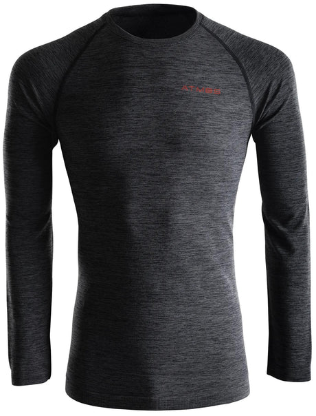 Oxford longshirt atmos core funktionel skjorte atmos core grå gr. s m