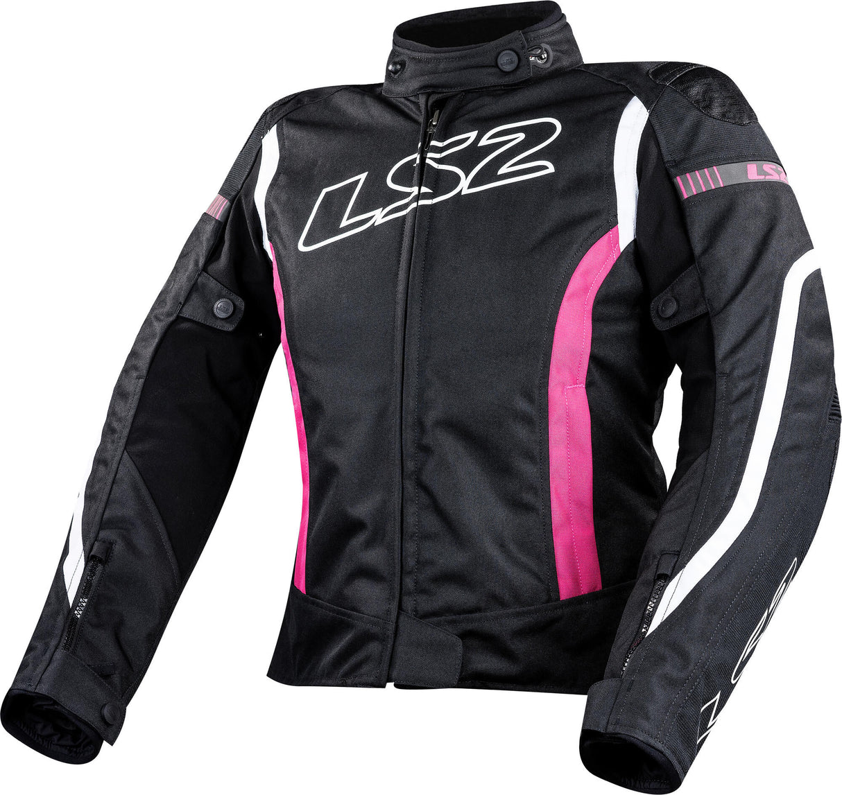 Ls2 jakke gate jacket gate dame sort pink xl