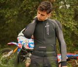 Ls2 jakke x-armor jakke x-armour mand sort sølv m l