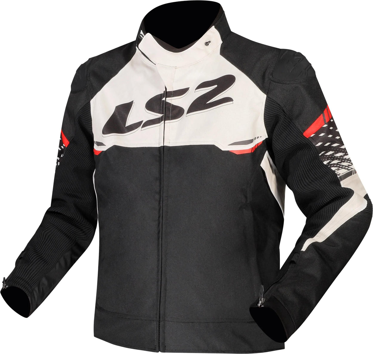 Ls2 jakke apex jakke apex herre sort hvid rød str. 3xl