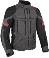 Oxford jakke rockland jakke rockland grå sw rød gr. l