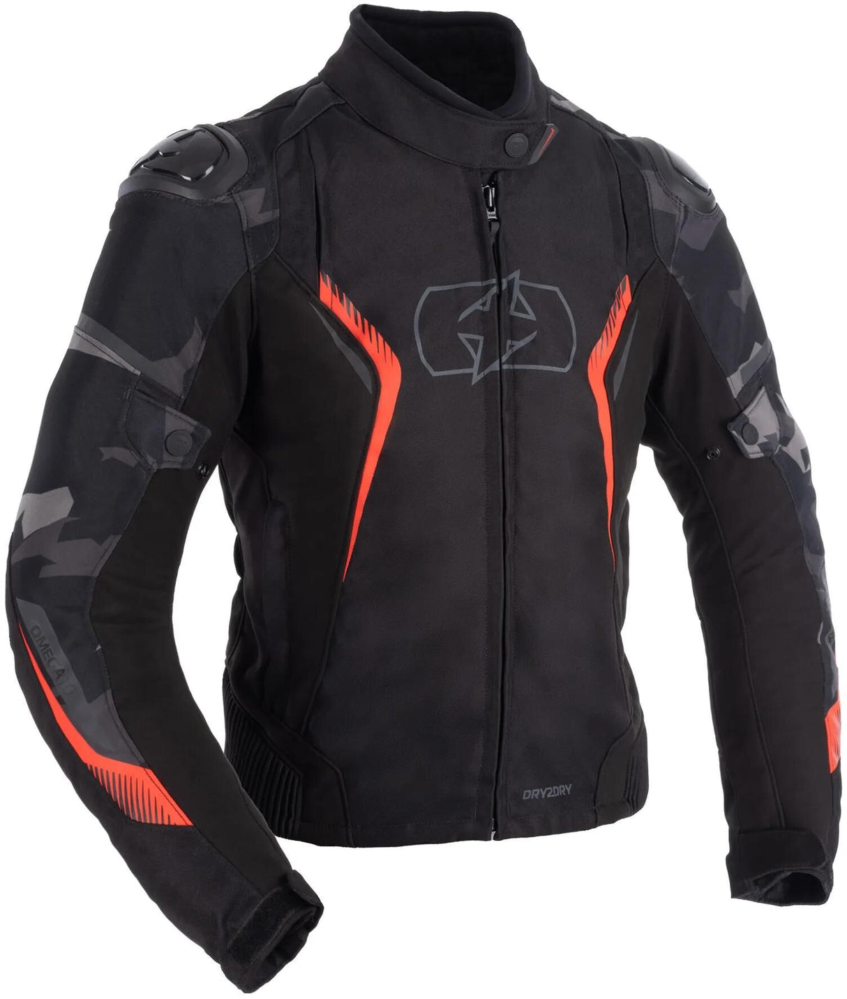 Oxford jakke omega 1.0 jakke omega 1.0 d2d ws sort camo rød 38