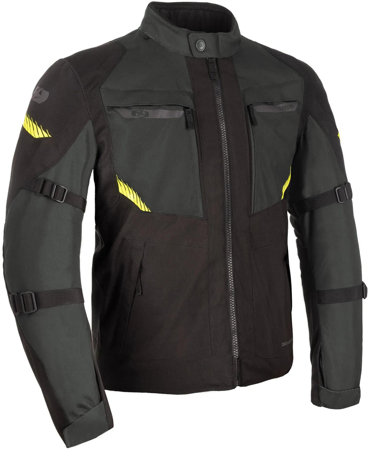Oxford jakke toronto 1.0 jakke toronto 1.0 d2d ms sort grøn fluo l