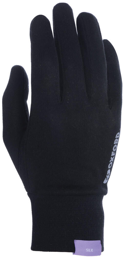 Oxford inderhandske deluxe handske silkesort gr.l xl